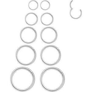 16G 6Mm 7Mm 8Mm 9Mm 10Mm Hinged Clicker Septum Rings 16G Nose Hoop Tragus Helix